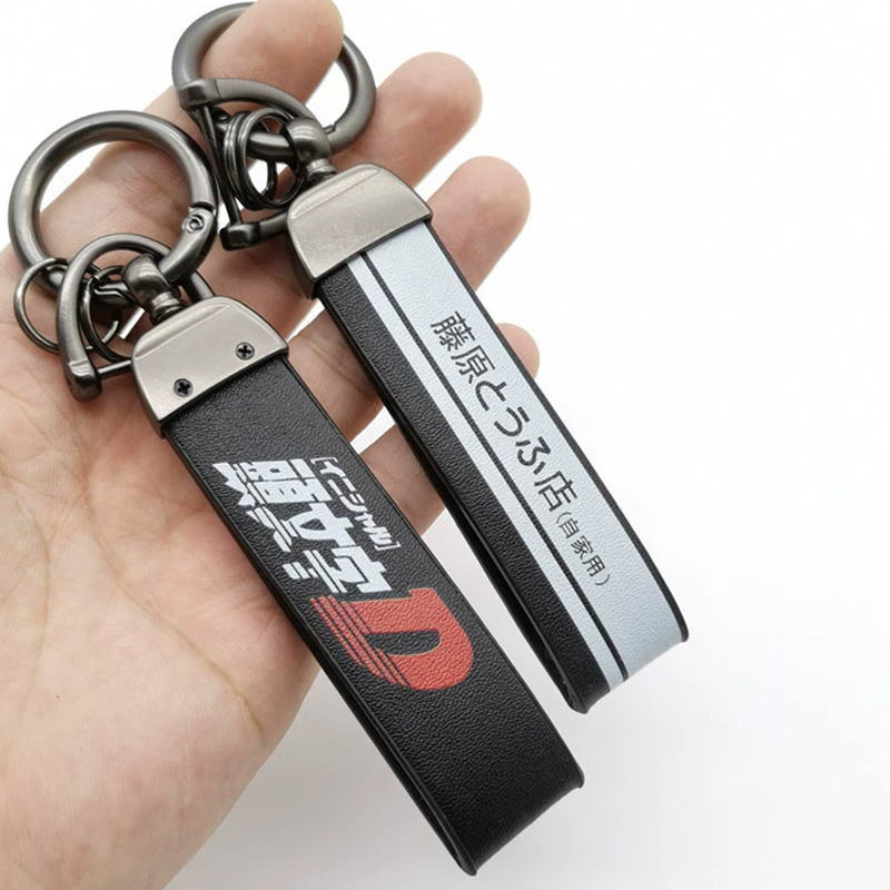 Durable PU Leather Keychain for Car Keys Heat Transfer Printing Promotional Souvenir Customizable Design