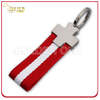 Promotion Gift Debossed Color Fill Logo Rectangle Metal Keychain