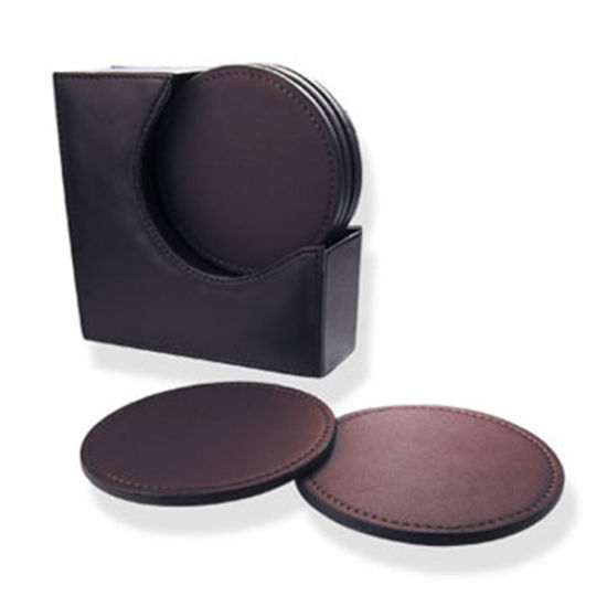 Promotion Gift Printable Round Shape Aluminium Coaster Set