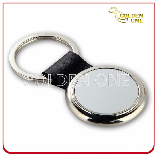 Factory Supply Blank Leather Key Chain