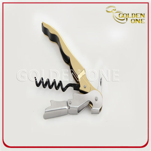 Hot Selling Printed Brushed Finish Stainless Steel Wine Corkscrew