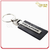 Hot Sale Customised Printed Black PU Leather Key Chain