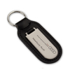 Deluxe Genuine Leather Keychain with 2 Rings