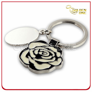 Creative Design Soft Enamel Irregular Metal Key Ring