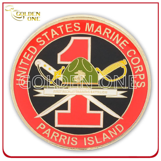 Customized Stamped Brass Armed Forces Metal Navy Coins Challenge Coin