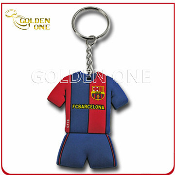 Promotional Gift Sport Offset Printing Soft PVC Keychain