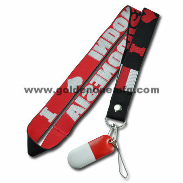 Promotion Gift Dyed Sublimated Printed Polyester Lanyard