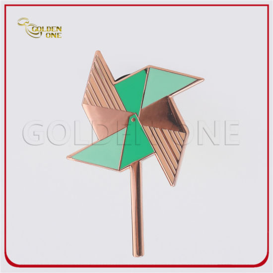 Customized Gold Plated Soft Enamel Metal Cross Flag Lapel Pin