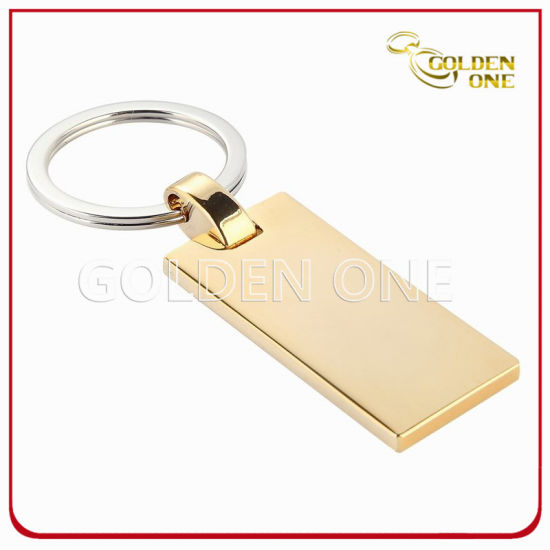 Factory Direct Best Selling Gold Plated Metal Key Tag