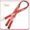 Hot Selling Promotional Gift Silk Screen Printed Polyester Fabric Lanyard