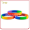 Promotion Gift Custom Segmented Coloring Silicon Wristband