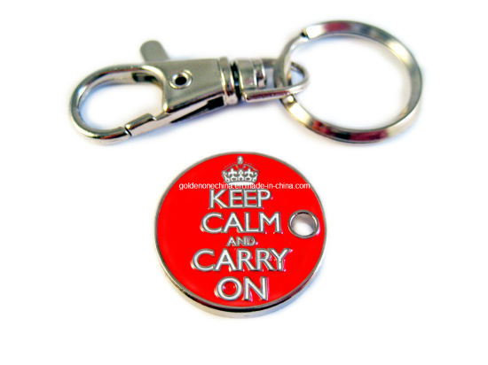 Custom Design Good Process Round Shape Wooden Keychain