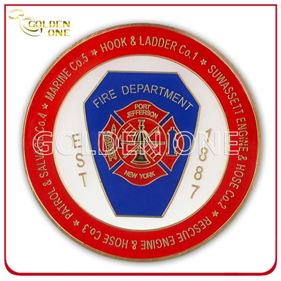 Custom Gold Plated & Sandblasted Finish Military Army Coin