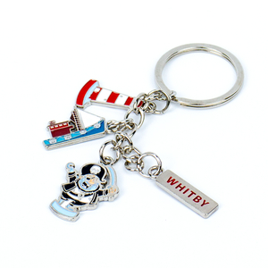 Laser-etched Stainless Steel Keychain with Naval Sailor Theme, Packaged in A Paper Box. Ideal for Bulk Promotional Items And Trade Show Giveaways