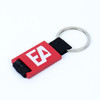 Versatile Webbing Spliced Metal Keychain with Multiple Accessories Laser Engraving Options for Office Promotion and Corporate Souvenirs