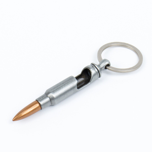 Premium Bullet-style Bottle Opener Keychain, Customizable in Various Shapes, Featuring A Metal Ring And Velvet Pouch. Ideal for Wedding And Celebration Favors