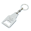 Zinc Alloy 3D Relief Bottle Opener Keychain, Enamel & Polished Surface Beer Opener Key Ring with Lanyard Hole, Durable Promotional Gift for Bar Party Wedding