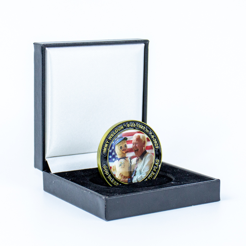 Antique Union Centennial Challenge Coin with Distressed Finish and Patriotic I Am The Flag Motto, 100 Year Commemorative Zinc Alloy Coin for Union Anniversary and Patriotic Display