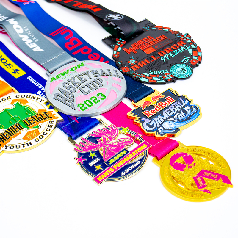 Eco-Friendly Recycled Metal Customizable Charity Event Participation Medals