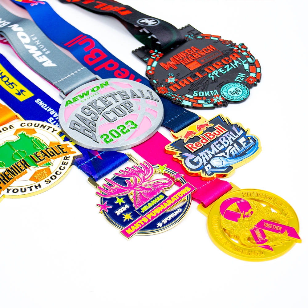 Eco-Friendly Recycled Metal Customizable Charity Event Participation Medals