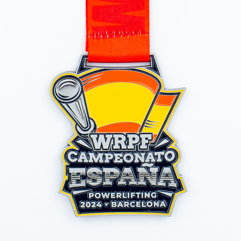 Lightweight Zinc Alloy Metal Medal with 3D Design for School Competitions and Marathons