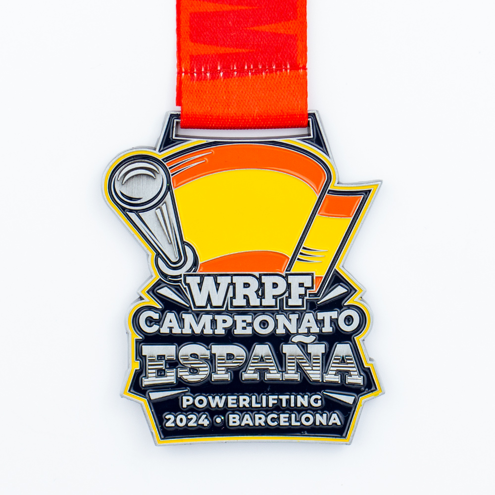 Lightweight Zinc Alloy Metal Medal with 3D Design for School Competitions and Marathons