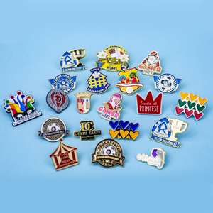 Professional Customised Zinc Alloy Badge All Metal Lapel Pins Brooches Silk Screen Printing Enamelling Custom Metal Maker