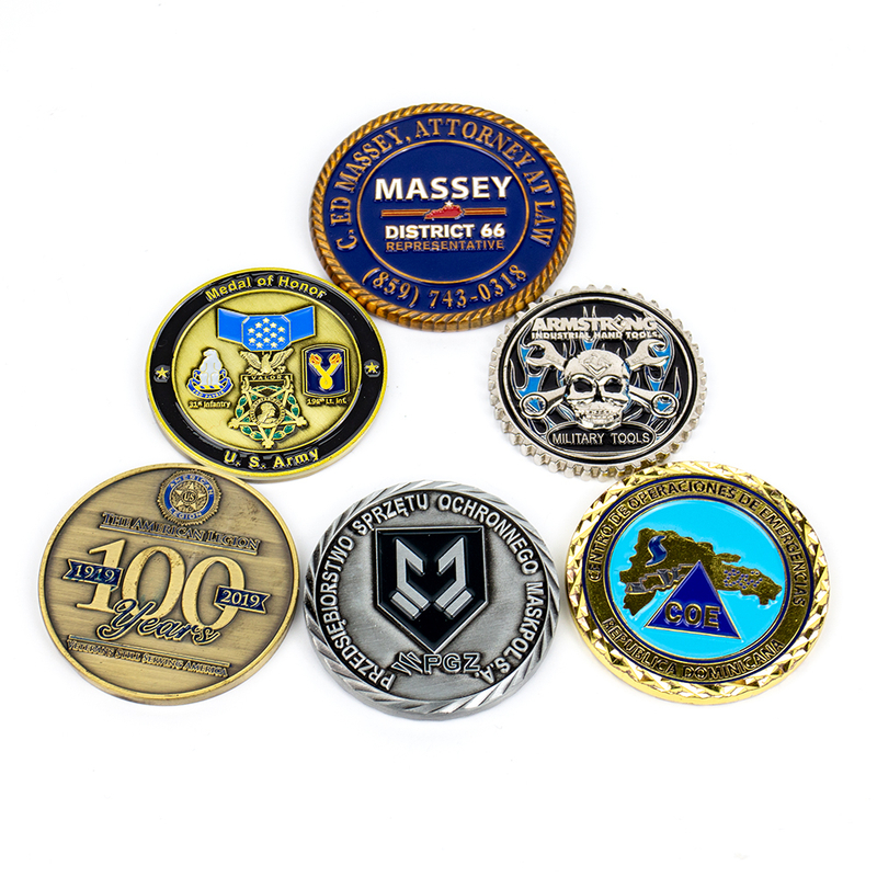 Rust Proof Coated Outdoor Expedition Brand Promotional Merchandise Challenge Coin
