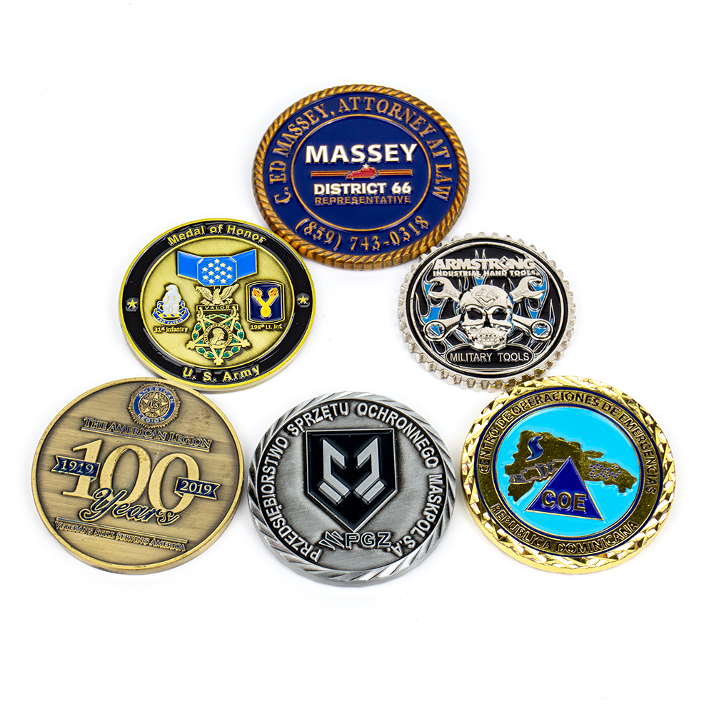 Rust Proof Coated Outdoor Expedition Brand Promotional Merchandise Challenge Coin