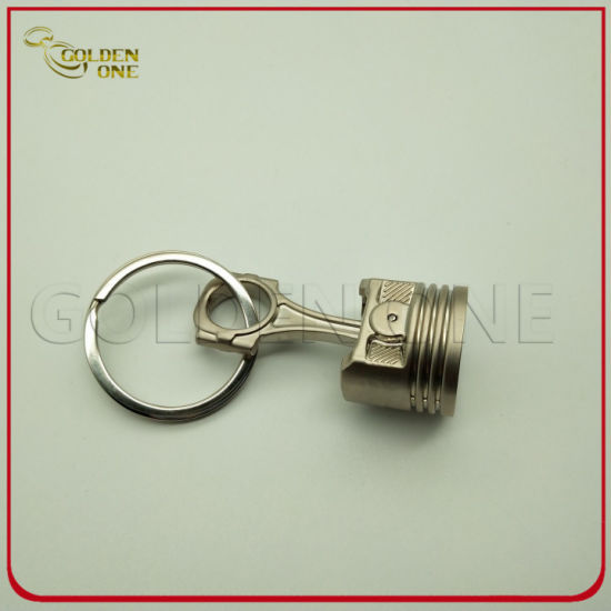 Customized Antique Brass Embossed Logo Metal Key Ring (CK31)
