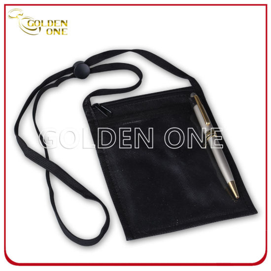 Hot Selling Superior Polyester Badge Holder with Lanyard