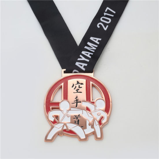 Custom Taekwondo Kungfu Sport Metal Soft Enamel Medal