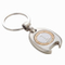 Promotional Metal Soft Enamel Trolley Coin Keyring
