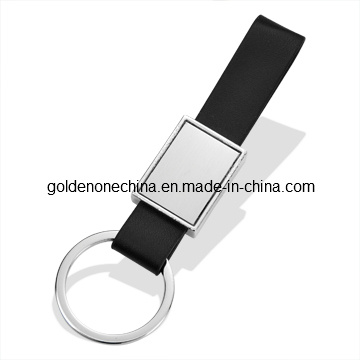 Promotion Giftwoven Strap Metal Key Chain
