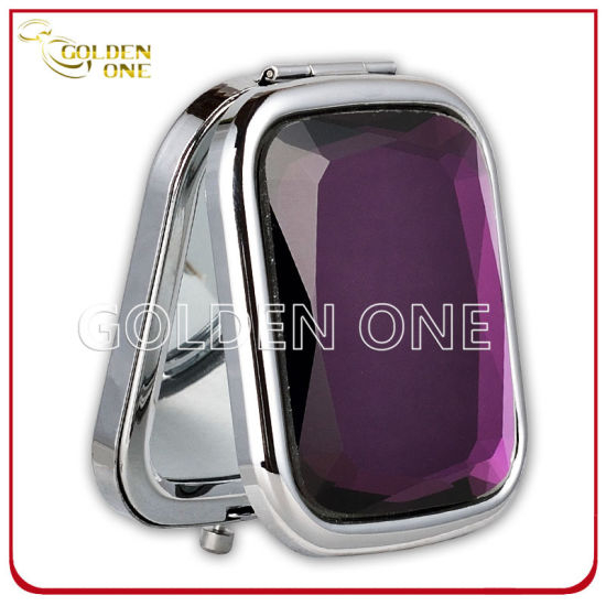Factory Wholesale Folding & Portable Square Cosmetic Mirror