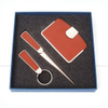 Fashion Leather Key Holder And Pen Gift Set