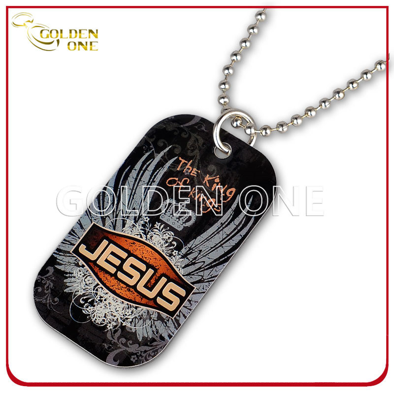 Promotional Gift Printed Epoxy Coating Metal Dog Tag