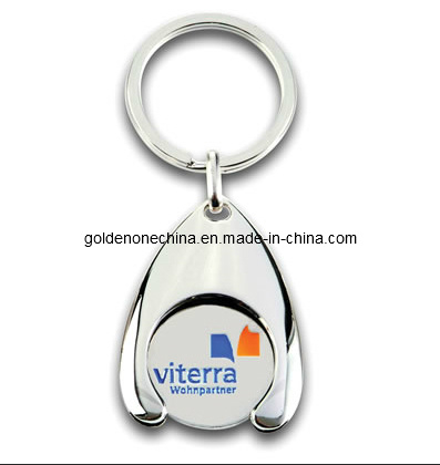 Custom Design Good Process Round Shape Wooden Keychain