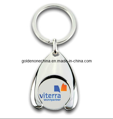 Custom Design Good Process Round Shape Wooden Keychain