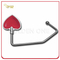 Nickel Plated Heart Design Metal Bag Hook Gift for Lady