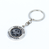 Custom Sticker Epoxy Dome Logo Metal Keychain on Paper Card for Personalized Wedding Favors and Party Gifts