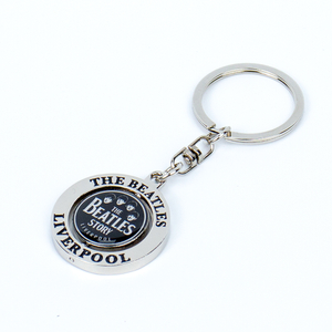 Custom Sticker Epoxy Dome Logo Metal Keychain on Paper Card for Personalized Wedding Favors and Party Gifts