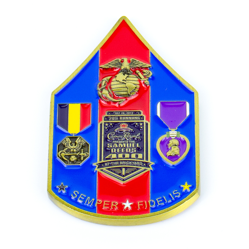 Premium Challenge Coin, Featuring An Irregular Copper Design Presented in A Wooden Gift Box, Ideal for Executive Gifts And Corporate Presents