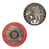 State-Level Airborne Department of Florida Challenge Coin with Deep Relief and Antique Bronze Finish, Airborne Unit Commemorative for State Airborne Ceremonies and Veterans Events