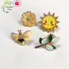 Wholesale Brooch Logo Pin Cartoon Bear Acrylic Badge Custom Clothes Cute Lapel Pins For Hat Accessories