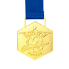 Lightweight Zinc Alloy Metal Medal with 3D Design for School Competitions and Marathons
