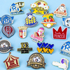 Professional Customised Zinc Alloy Badge All Metal Lapel Pins Brooches Silk Screen Printing Enamelling Custom Metal Maker