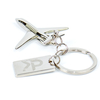 Custom Zinc Alloy Airplane Keychain with UV/Laser Logo Minimalist Stylish Blank Keychain for Promotional Gifts Daily Accessories 24h Design MOQ50