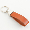 keyring logo custom engraved colorful women wallet bag pendant charm vintage metal pu leather key chain