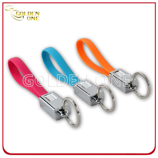 New Design Multifunctional Detachable Metal Key Chain with USB Cable